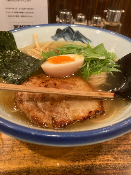 「柚子塩ラーメン」@AFURI 原宿店の写真