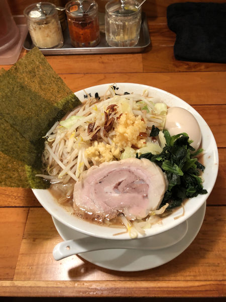 「ニンニク野菜ラーメン」@横浜家系 麺屋はやぶさの写真