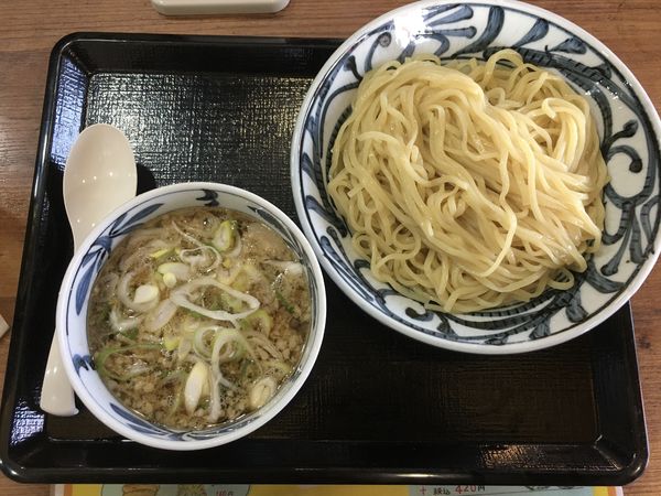 「肉つけ麺(大盛り640¥)」@北海道らぁめん伝丸 6号ひたちなか田彦店の写真
