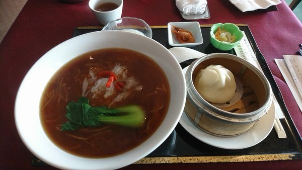 「フカヒレそばのセット」@謝朋殿 幕張店の写真