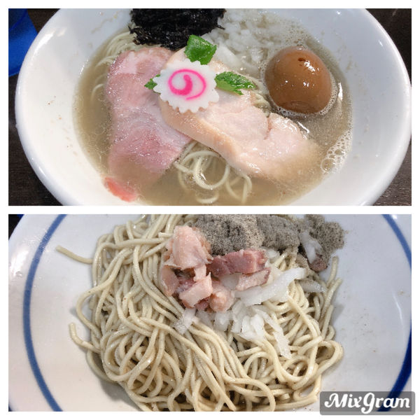 「味玉煮干しそば　和え玉」@中華そば いづるの写真