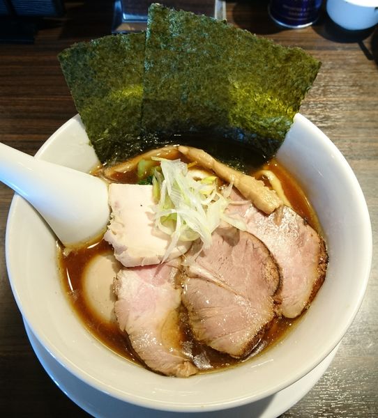 「特製中華そば(中太手もみ麺)」@麺や 豊の写真