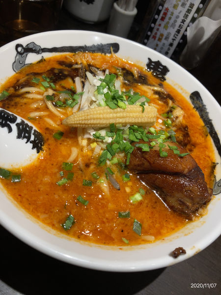 「カラシビ味噌らー麺」@カラシビ味噌らー麺・つけ麺 神田本店の写真
