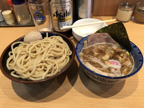 「つけチャーシュー+ビール」@くり山の写真