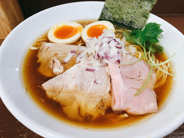 「本鰹そば」@中華そば うお青の写真