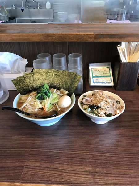 「831家ラーメン＋チャーシュー飯セット」@831家 和田店の写真