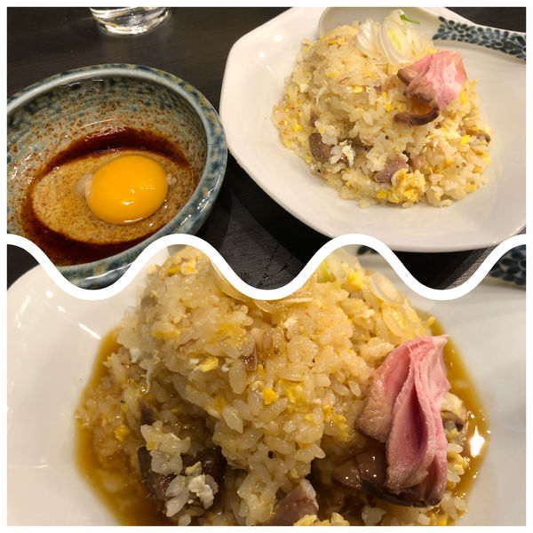 「卵かけ半チャーハン」@メンショップ アキラの写真