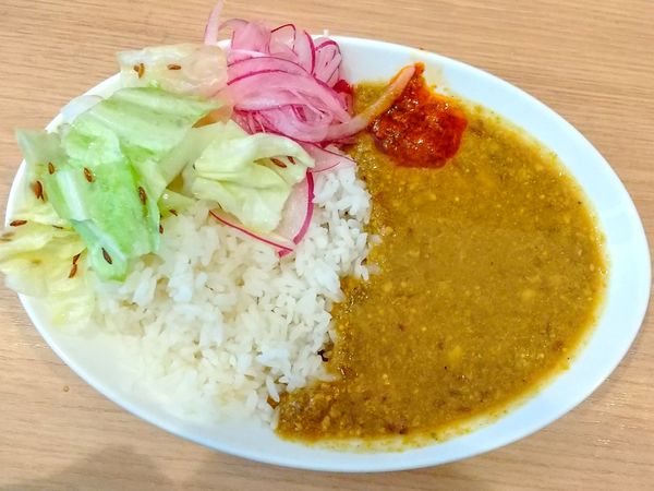 「セットカレー300円(ラーメン注文の方のみ)」@ねいろ屋 豊洲店の写真