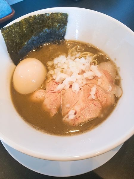 「味玉煮干そば極(980)ニボ玉(200)」@煮干中華蕎麦 舞〜Mau〜の写真