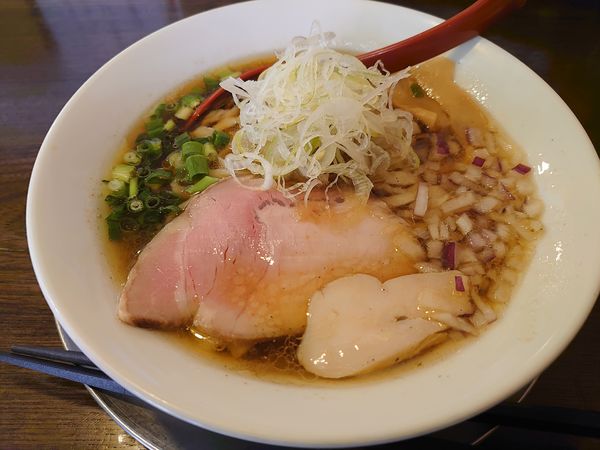 「大山鶏と雉の中華そば」@立ち呑み居酒屋 金町製麺の写真