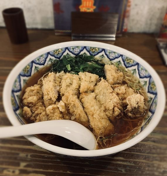 「パーコー麺(細麺•固め¥1,060)」@中国ラーメン 揚州商人 新橋店の写真