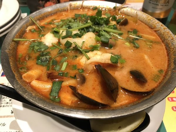 「トムヤムヌードルセット 1,450円」@Cafe＆kitchen オリエンタルSAPANA 錦糸町店の写真