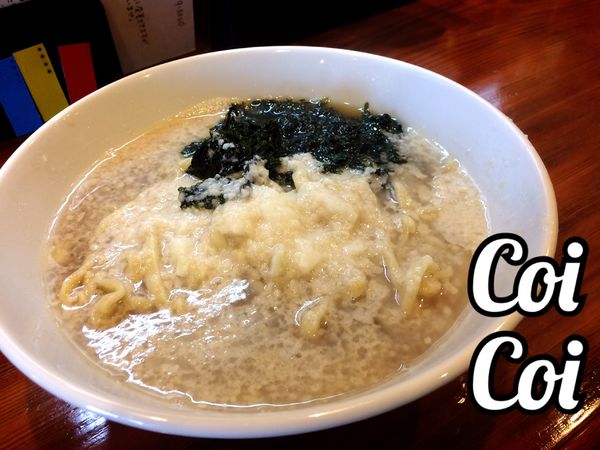 「かけ(隆)￥300＋背脂￥10＋バラ海苔￥70」@麺＆cafe Coi.Coi.の写真