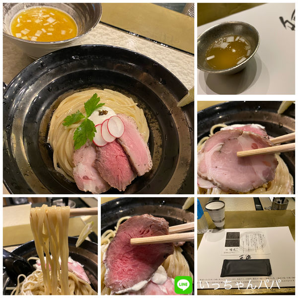 「特製つけ麺 1500円」@江戸前つけ麺 銀座 魄瑛の写真