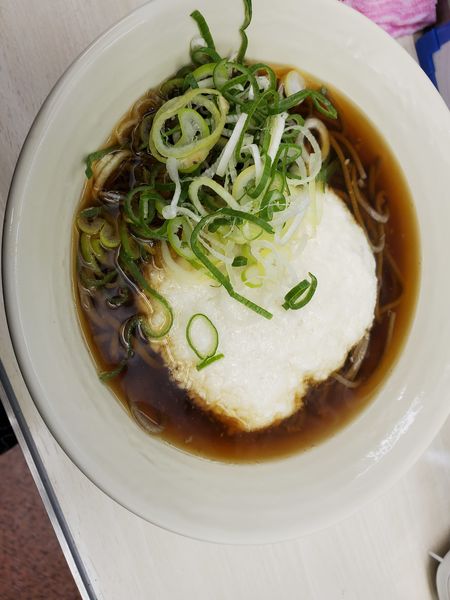 「とろろそば440円」@常盤軒 横須賀線ホーム店の写真