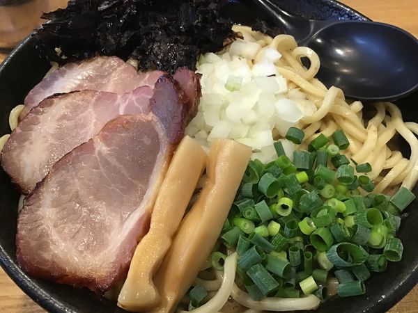 「魚介まぜそば780円　大盛り、追い飯無料。」@つけめん・まぜそば むじゃきの写真