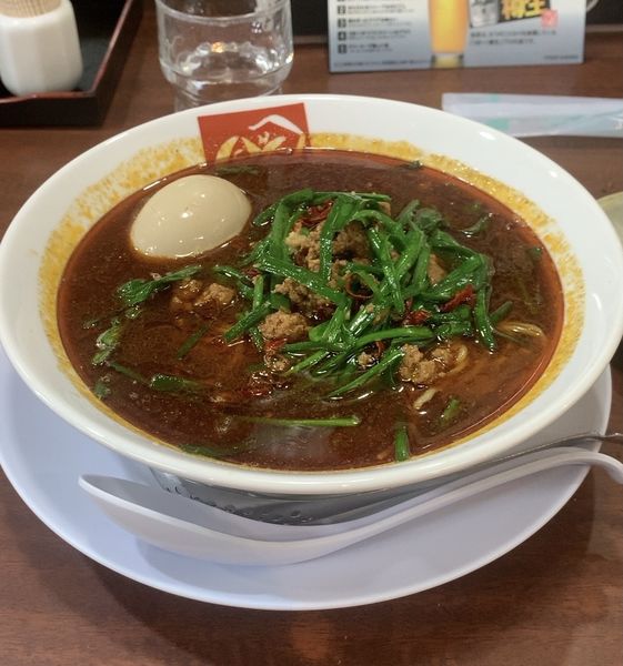 「タイワンラーメン 味玉」@ラーメンばんだいの写真