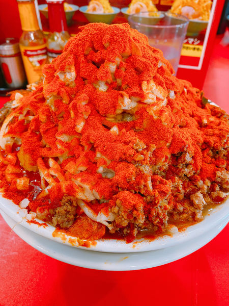 「ヒーヒー麺150g野菜アブラマシ」@立川マシマシ 太田店の写真