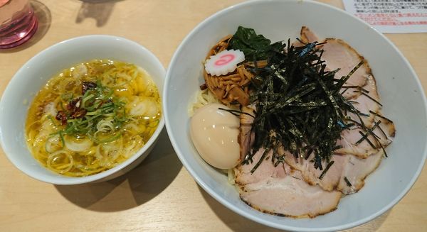 「味玉 塩 つけ麺」@中華そば 結。の写真