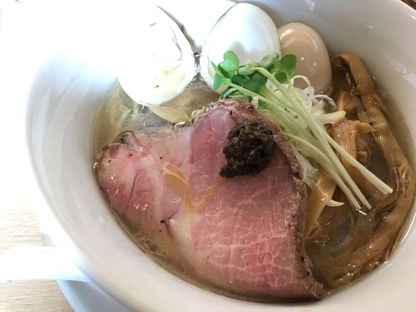 「味玉蛤そば(塩)」@麺屋壱心の写真