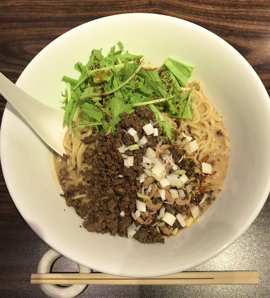 「白胡麻担担麺」@汁なし担担麺 ピリリの写真