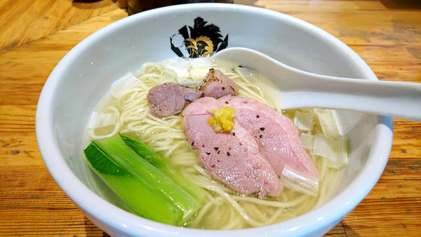 「【塩】鴨中華そば 塩」@満鶏軒の写真