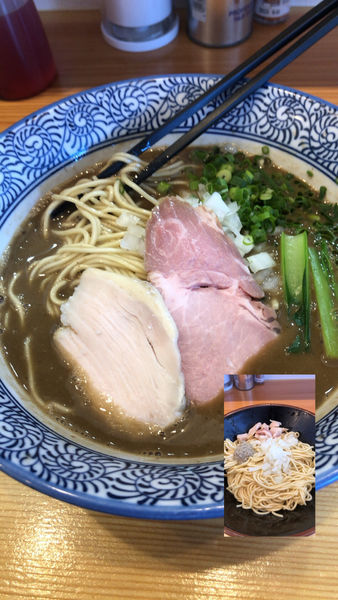 「濃厚煮干しラーメン」@麺屋いとうの写真