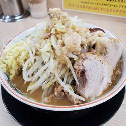 小ラーメン/ヤサイ/アブラ/カラメ/しょうが(¥800)