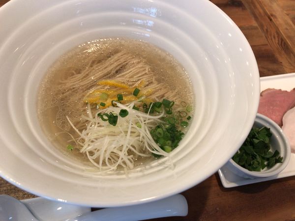 「白醬油貝出汁そば」@麺処 に志のの写真