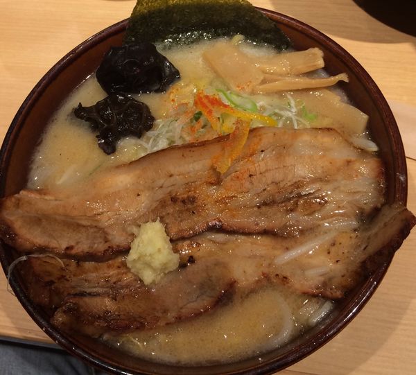 「味噌らーめん+豚バラチャーシュー+大盛」@札幌 みその アクアシティお台場店の写真