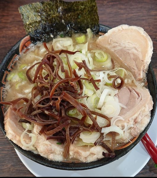 「塩ネギチャーシュー」@博多長浜らーめん 楓神の写真