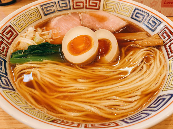 「味玉中華そば」@ほっこり中華そば もつけの写真