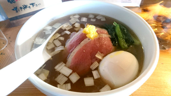 「【昼】特製鴨だし中華そば 塩」@麺処 図鑑の写真