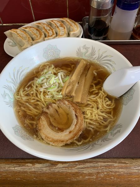 「らーめん 500円 餃子 390円」@珍來 蒲生店の写真