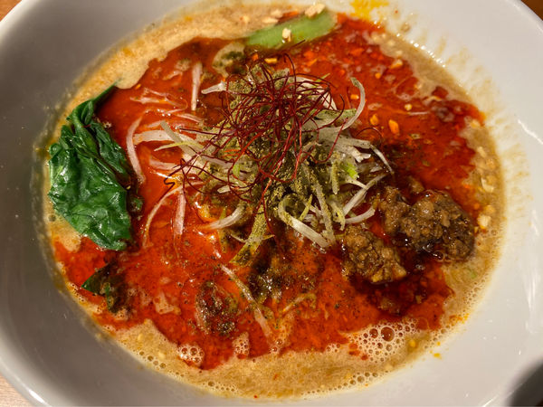 「四川担々麺」@四川担々麺 赤い鯨の写真