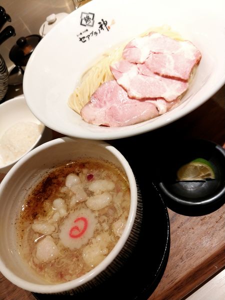「京都産牛ホソつけ麺」@錦 セアブラノ神の写真