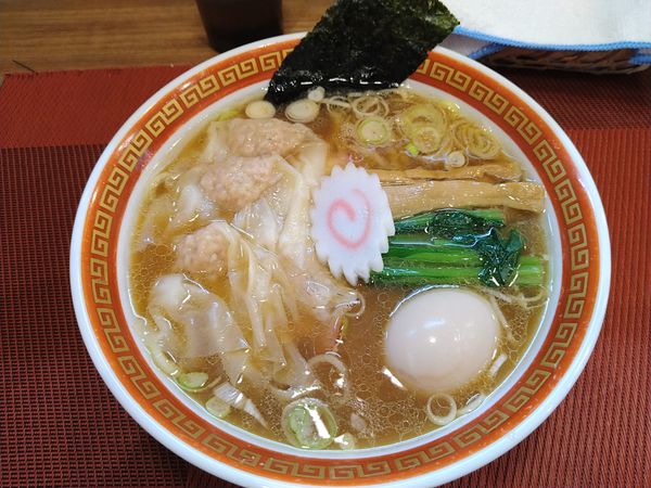 「ワンタン麺¥930+味玉¥100-」@麺創庵 砂田の写真