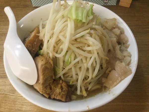「ブタメン並・麺少なめ(¥750)」@豚麺 ポルコの写真