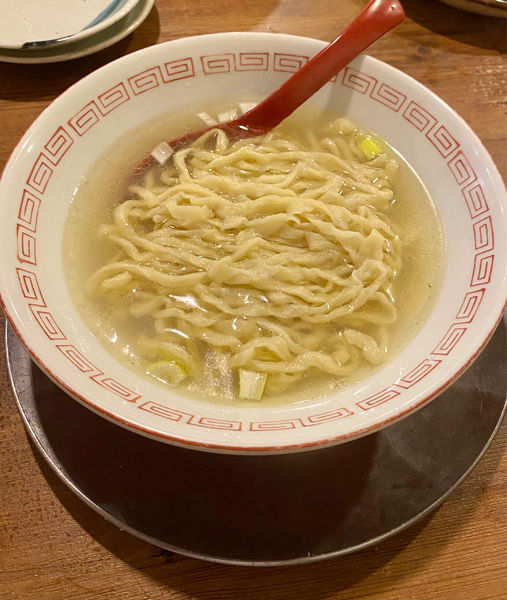 「11/11夜メニュー・鮮魚の塩かけそば ¥800」@立ち呑み居酒屋 金町製麺の写真