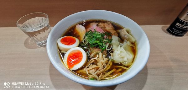 「特製中華そば　１２５０円」@手揉み中華そば 中村の写真