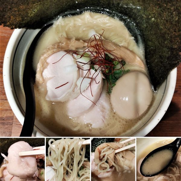 「特製濃厚鶏白湯そば(塩)　1000円」@濃厚鶏麺 ゆきかげ 三ノ輪店の写真