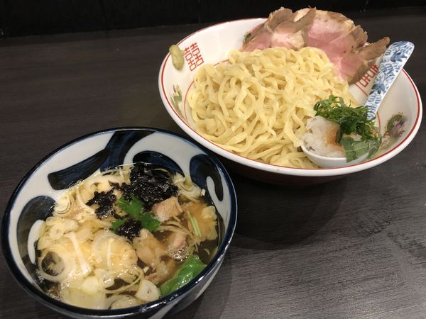 「【気まぐれ限定】なめ茸おろしつけ麺」@メンショップ アキラの写真