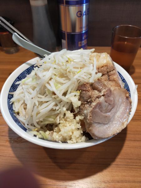 「大らーめん+豚1枚追加」@びんびん豚の写真