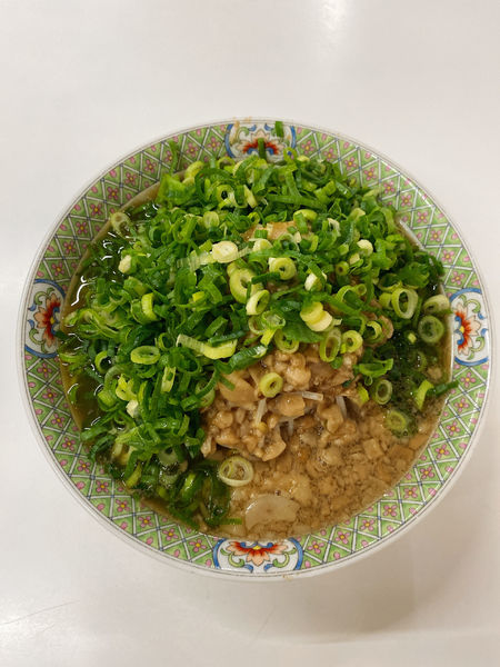 「中華そば　野菜ダブル　油っぽく」@寿栄広食堂の写真