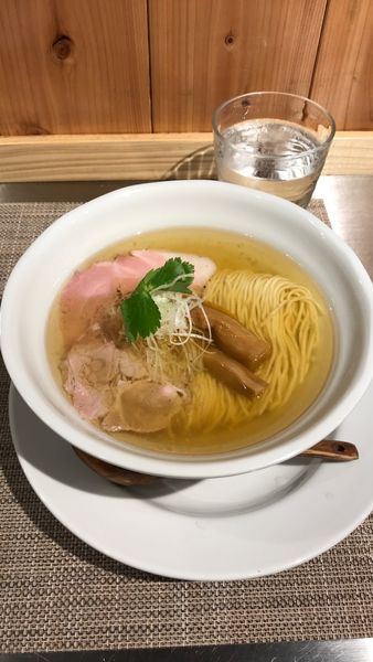 「塩そば＋肉丼セット」@成城青果の写真