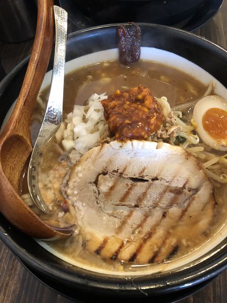 「濃厚味噌ラーメン」@味噌ラーメン専門店 日月堂 浦和さいど店の写真