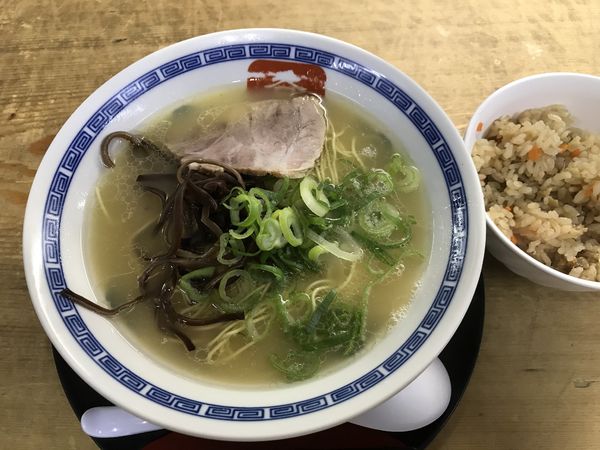 「長浜ラーメン650円」@長浜らーめん 呑龍の写真