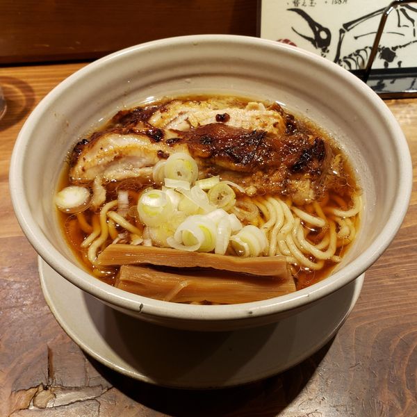 「原点（焼豚2枚のせ）」@人類みな麺類 東京本店の写真