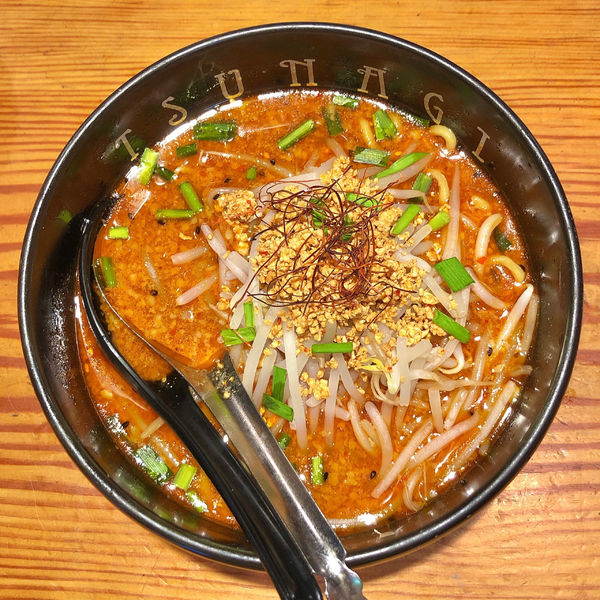 「辛味噌ラーメン900円(2辛)﻿」@らぁ麺屋 つなぎの写真