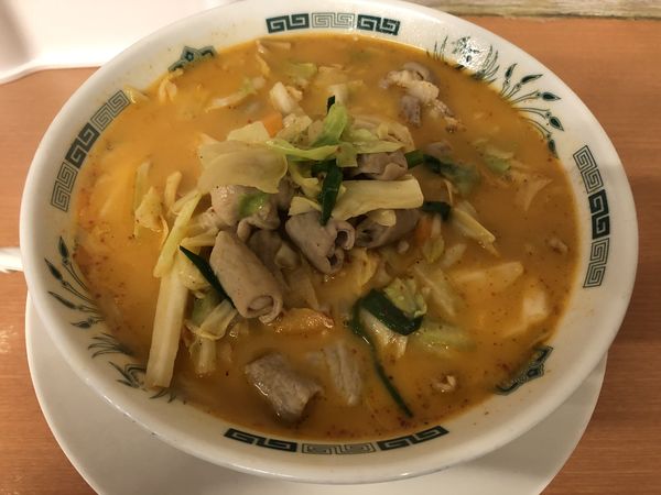 「モツ野菜ラーメン」@日高屋 新宿中央店の写真